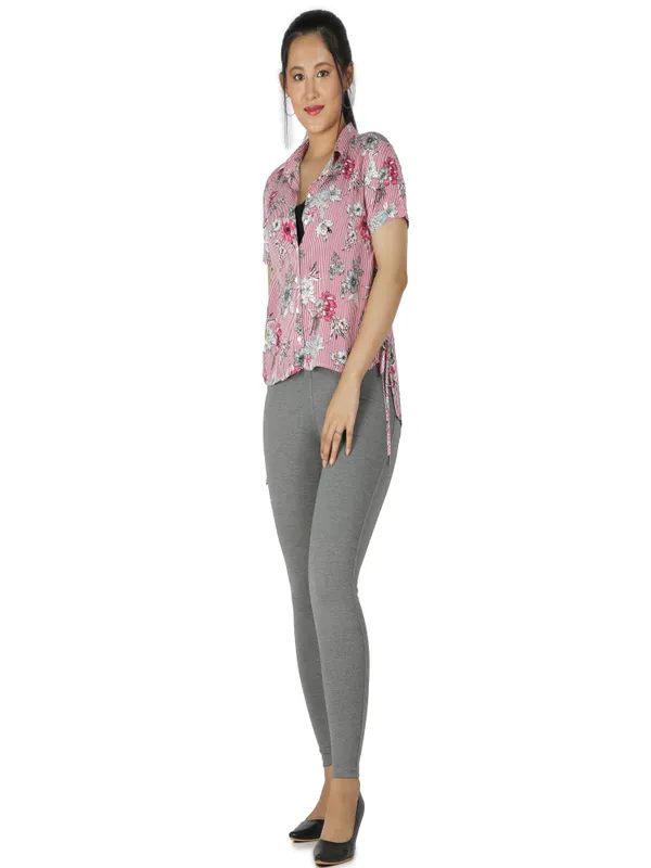 Grey_Tummy_Tucker_Jeggings_For_Women