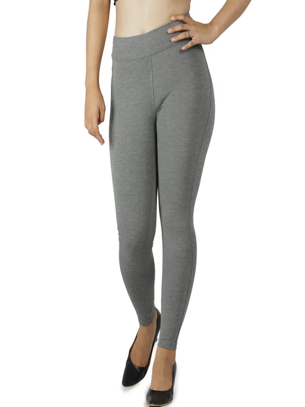 Grey_Tummy_Tucker_Jeggings_For_Women