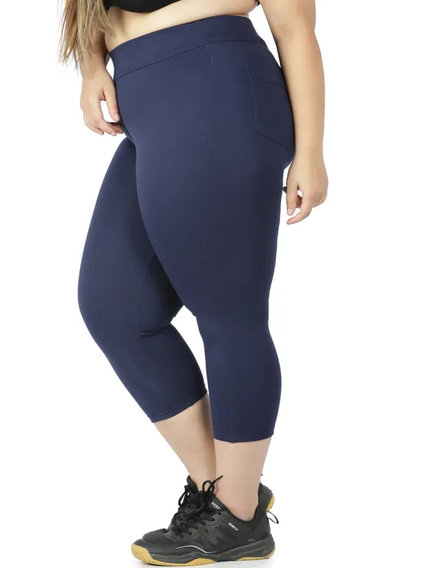 Navy_Plus_Size_Tummy_Tucker_Capri_For_Women
