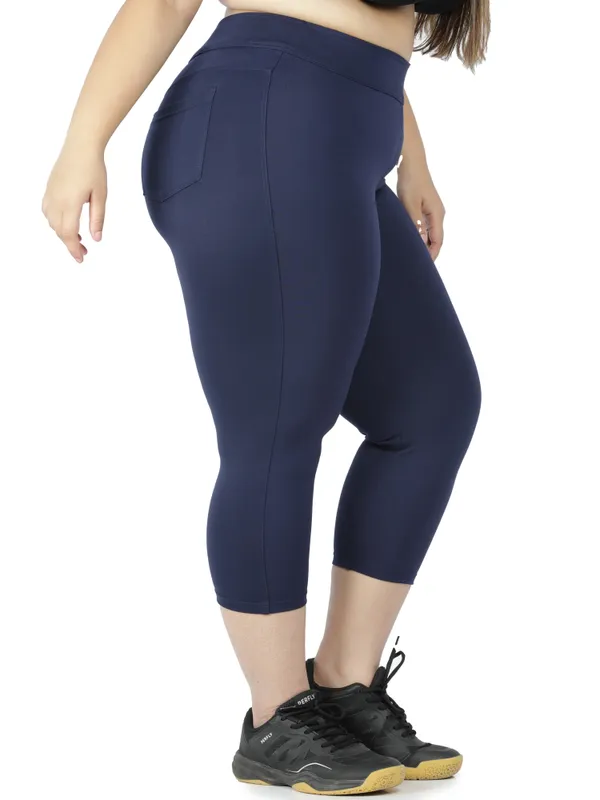 Navy_Plus_Size_Tummy_Tucker_Capri_For_Women