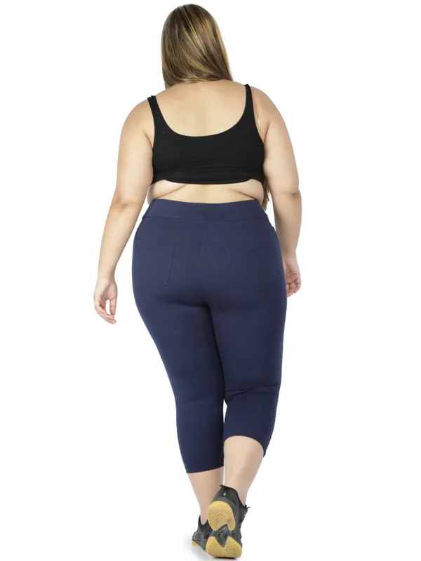 Navy_Plus_Size_Tummy_Tucker_Capri_For_Women