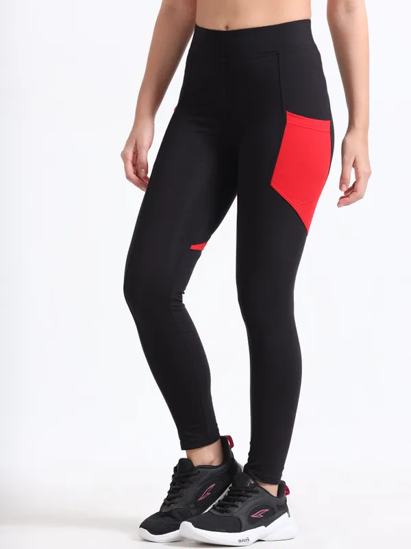Black_&_Dark_Pink_Curvy_Thigh_Ankle_Sports_For_Women