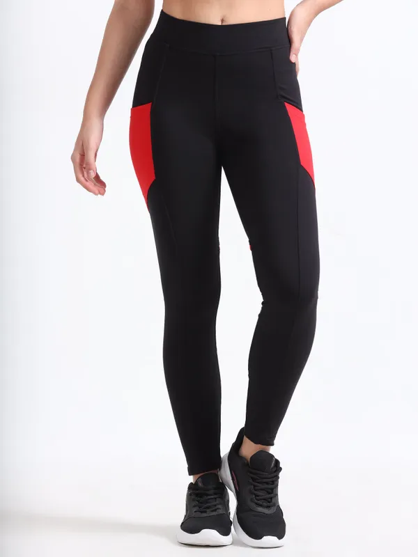 Black_&_Dark_Pink_Curvy_Thigh_Ankle_Sports_For_Women