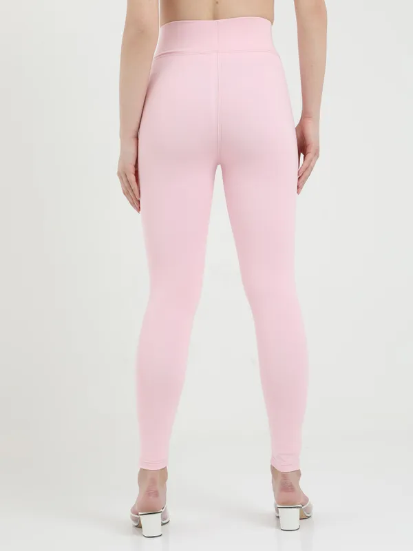 Light_Pink_Plus_Size_Cotton_Spandex_Ankle_Leggings_For_Women