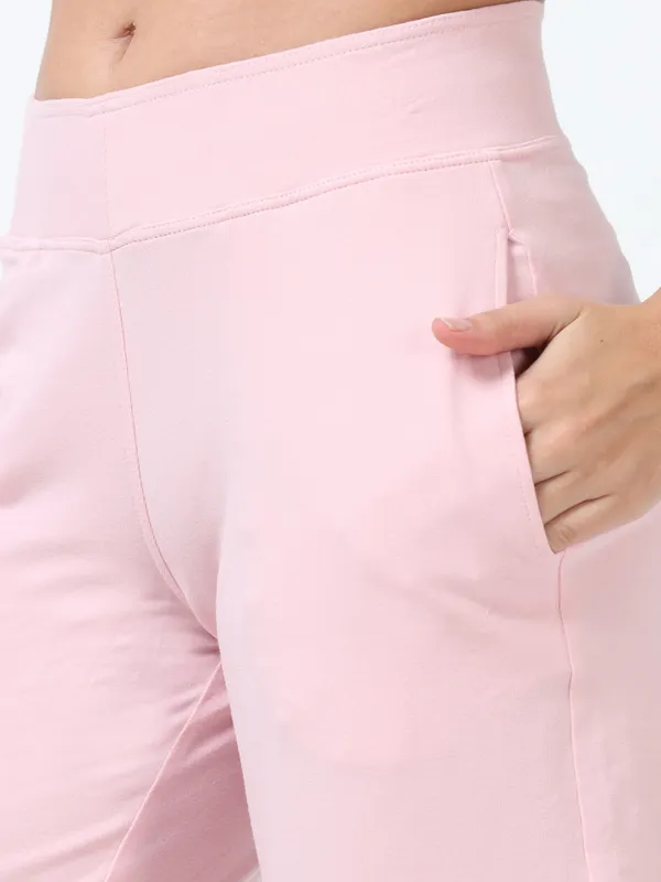 Light_Pink_Cotton_Spandex_Cropped_Length_For_Women