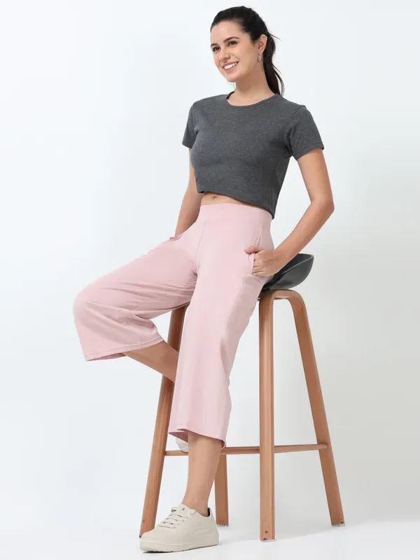 Light_Pink_Cotton_Spandex_Cropped_Length_For_Women