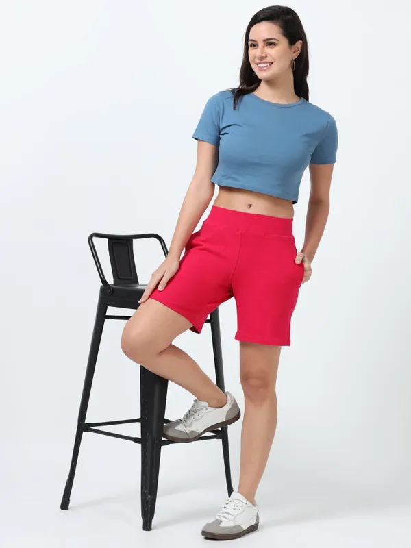 Light_Pink_Shorts_Cotton_For_Women