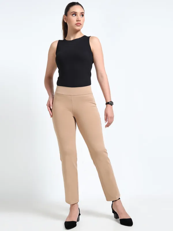 Khaki_Trousers_Formal_For_Women