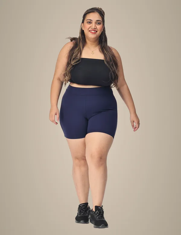 Navy_Compression_Shorts_For_Women