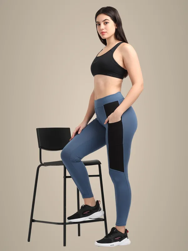 Indigo_&_Black_Contrast_Thigh_Ankle_Sports_Jegging_For_Women
