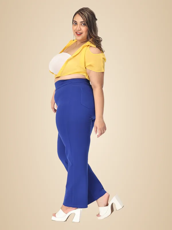 Royal_Blue_Plus_Size_Tummy_Tucker_For_Formal_Trouser_For_Women