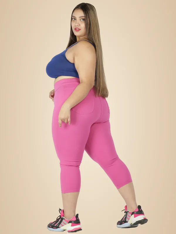 Pink_Tummy_Tucker_Capris_For_Women
