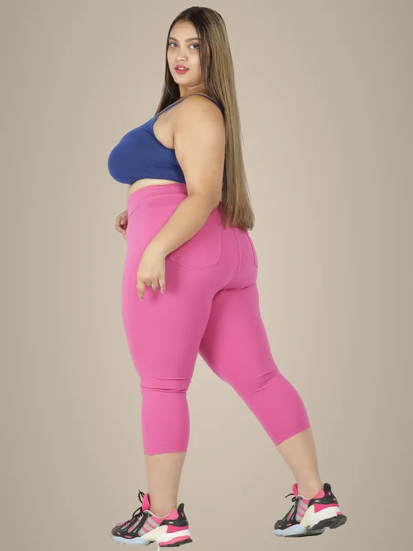 Pink_Tummy_Tucker_Capris_For_Women