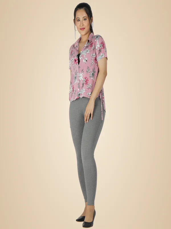 Grey_Tummy_Tucker_Jeggings_For_Women