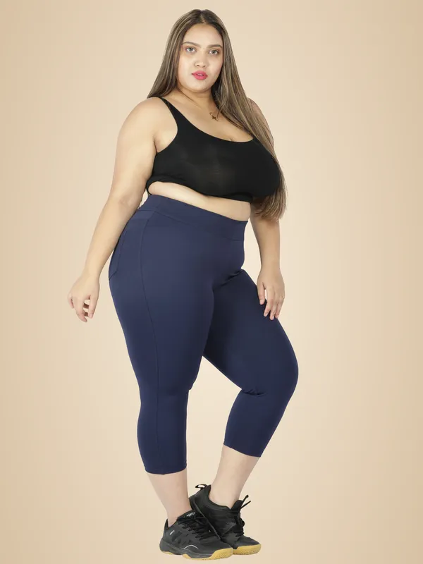 Navy_Plus_Size_Tummy_Tucker_Capri_For_Women