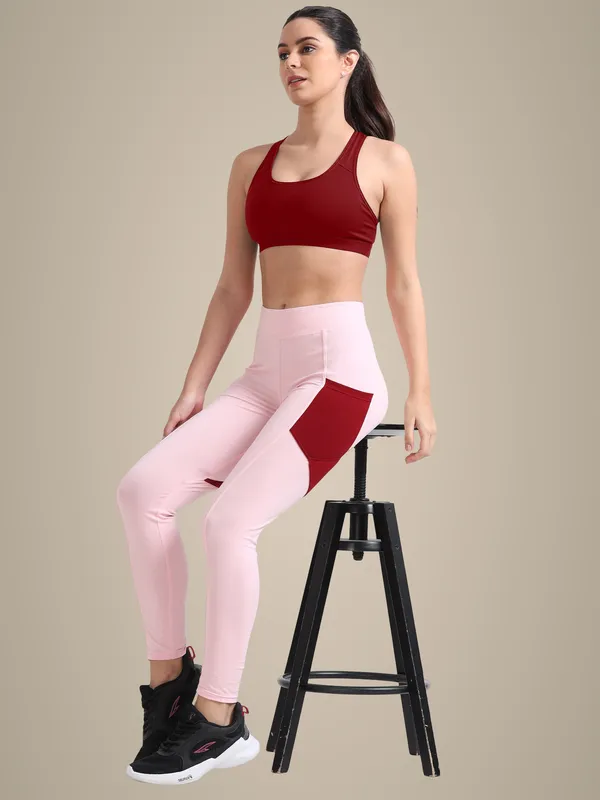 Pink_&_Maroon_Curvy_Thigh_Ankle_Sports_For_Women