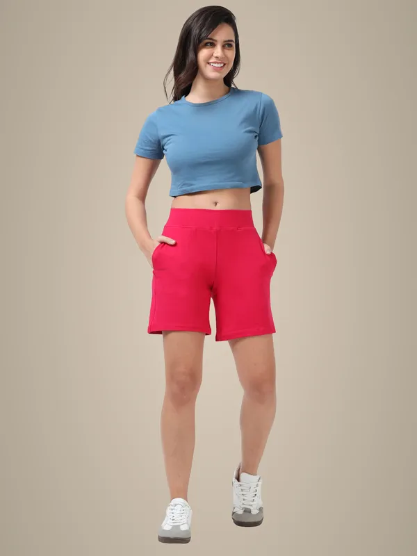 Light_Pink_Shorts_Cotton_For_Women