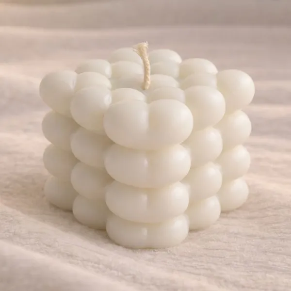 White_Heart_Bubble_Candles_Soya_Wax_Candle_For_Home_(Pack_Of_2_)