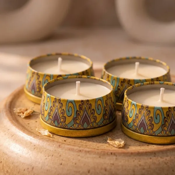 White_Mandala_Candles_Big_Soya_Wax_Candle_For_Home_(Pack_Of_2_)