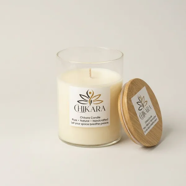 White_Glass_Jar_With_Wooden_Led_Soya_Wax_Candle_For_Home_(Pack_Of_1_)