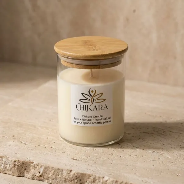 White_Glass_Jar_With_Wooden_Led_Soya_Wax_Candle_For_Home_(Pack_Of_1_)