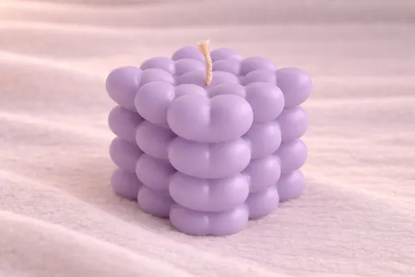 Lavender_Heart_Bubble_Candles_Soya_Wax_Candle_For_Home_(Pack_Of_2_)