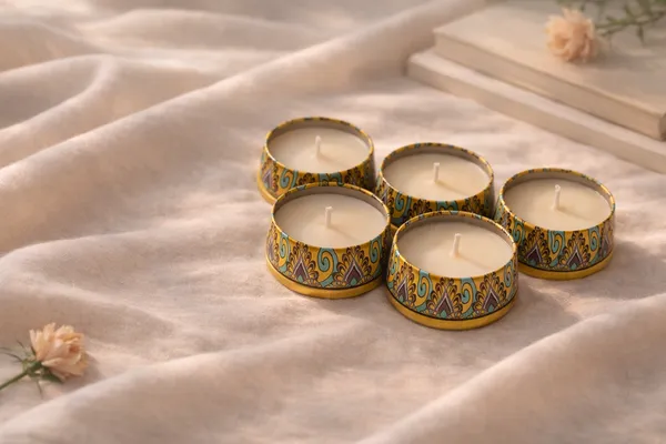 White_Mandala_Candles_Big_Soya_Wax_Candle_For_Home_(Pack_Of_2_)