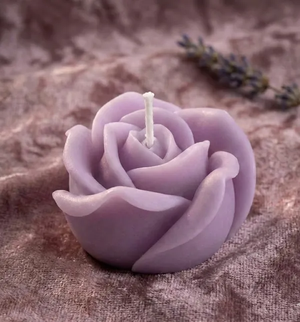 Lavender_Rose_Amethyst_Soya_Wax_Candle_For_Home_(Pack_Of_3_)