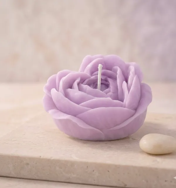 Lavender_Eternal_Love_Rose_Soya_Wax_Candle_For_Home_(Pack_Of_3_)