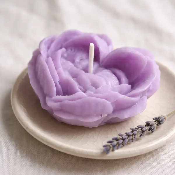 Lavender_Baby_Petal_Heart_Soya_Wax_Candle_For_Home_(Pack_Of_2_)