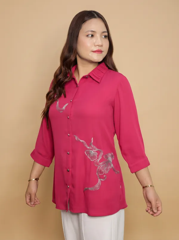CHIRIN_Premium_Georgette_Elegant_Shirt_For_Women