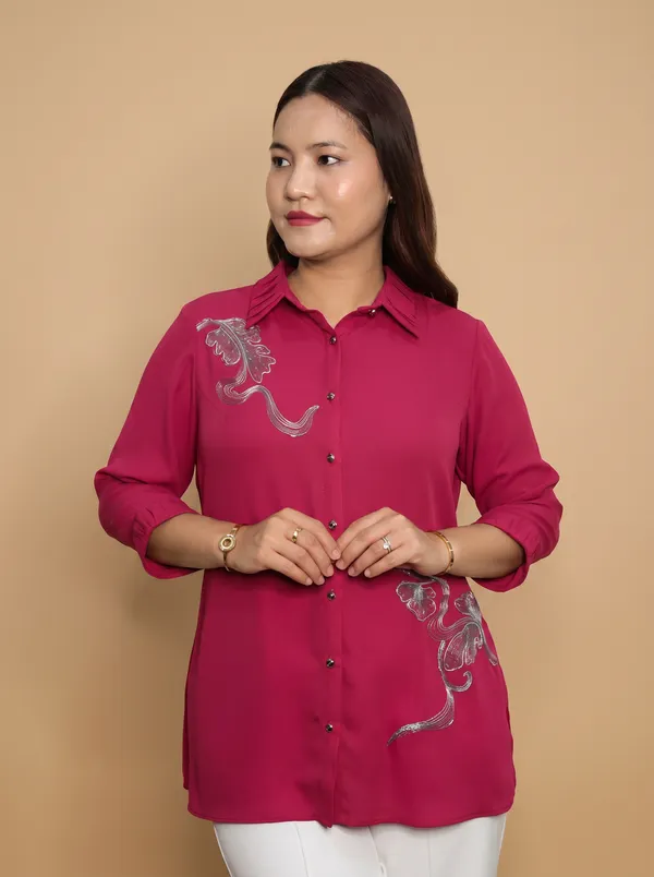 CHIRIN_Premium_Georgette_Elegant_Shirt_For_Women