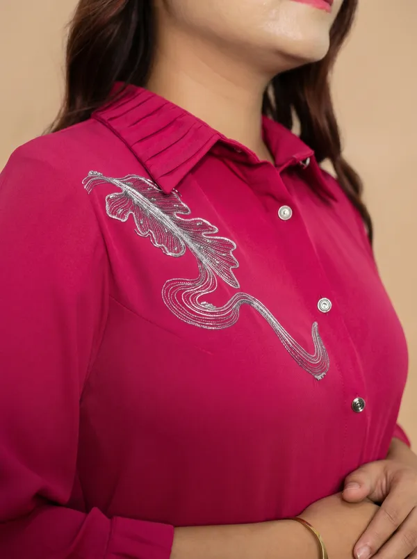 CHIRIN_Premium_Georgette_Elegant_Shirt_For_Women