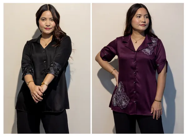 Erica_BLACK_&_Daphne_WINE_Giza_cotton_shirts_Combo