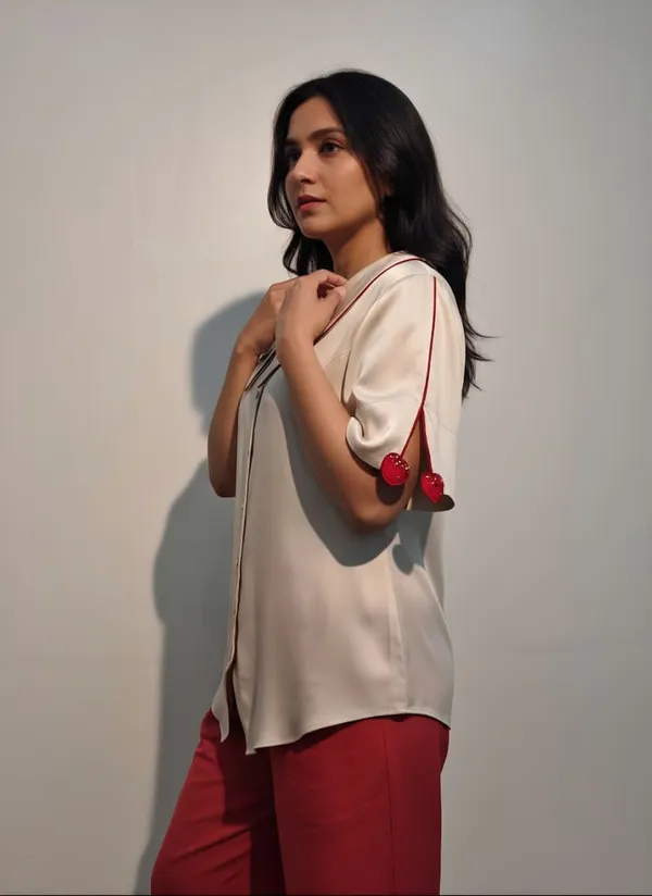 Ma_ch�rie_Off_White_Giza_Satin_Premium_&_Elegant_Shirt_For_Women