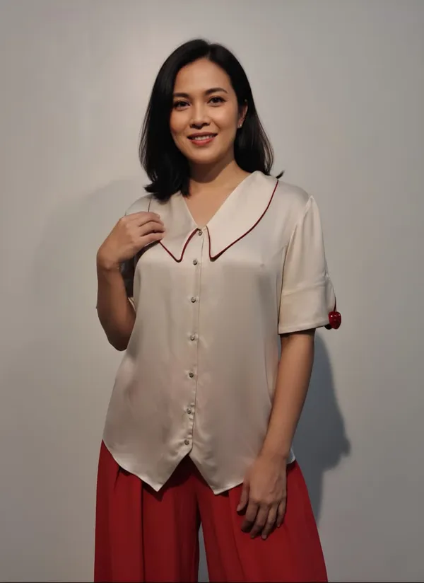 Ma_ch�rie_Off_White_Giza_Satin_Premium_&_Elegant_Shirt_For_Women