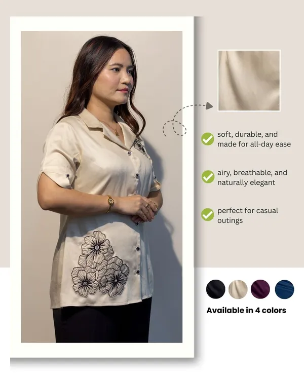 DAPHNE_Off_White_Giza_Cotton_Premium_&_Elegant_Shirt_For_Women