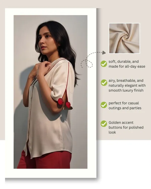 Ma_ch�rie_Off_White_Giza_Satin_Premium_&_Elegant_Shirt_For_Women