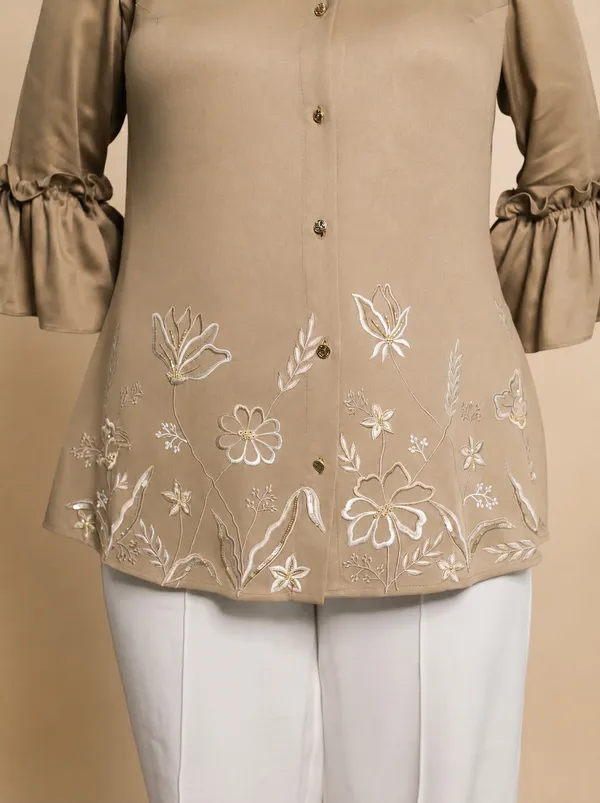 BRISA_Giza_Cotton_Premium_&_Elegant_Shirt_For_Women