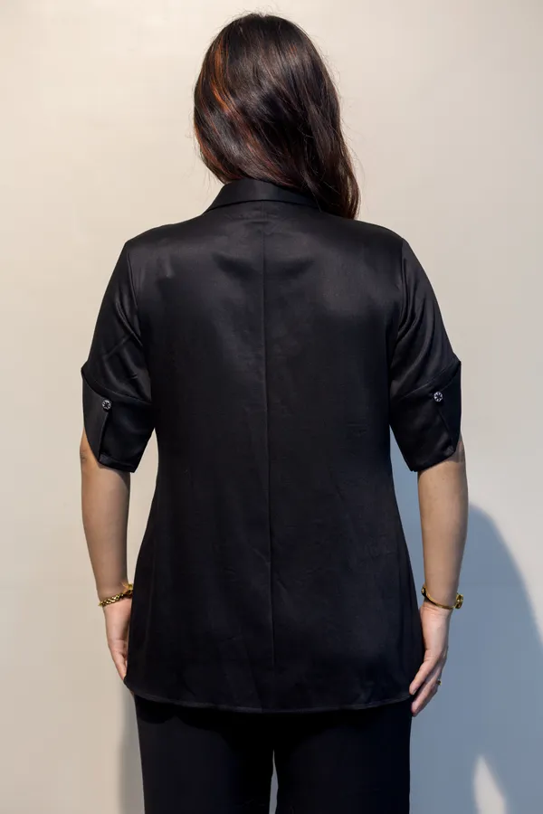 DAPHNE_Black_Giza_Cotton_Premium_&_Elegant_Shirt_For_Women