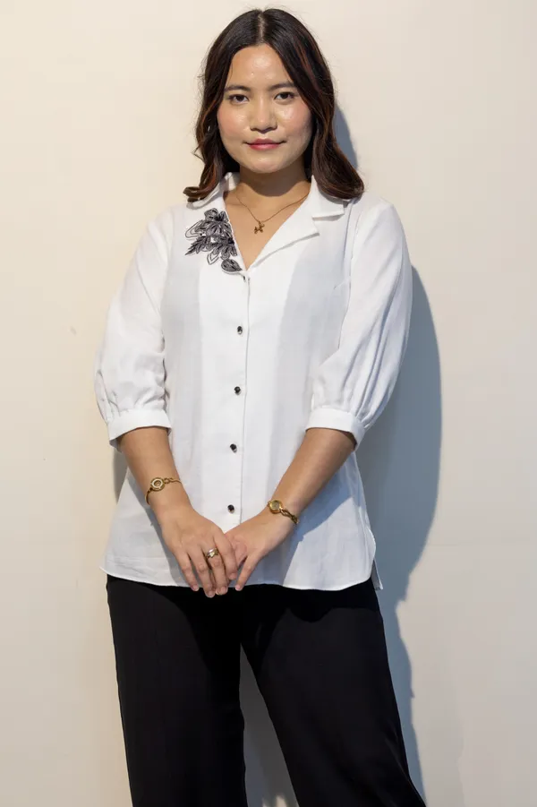 FIONA_White_Double_Malmal_Premium_&_Elegant_Shirt_For_Women