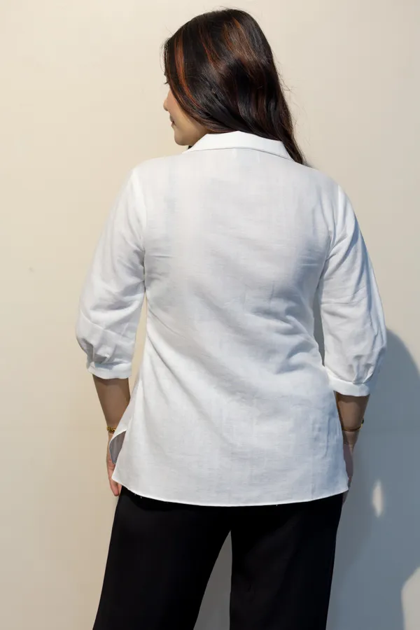FIONA_White_Double_Malmal_Premium_&_Elegant_Shirt_For_Women