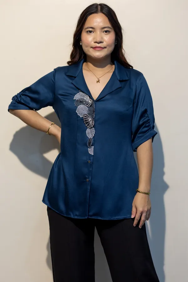 Pamela_BLACK_&_Eurella_BLUE_Giza_cotton_shirts_Combo