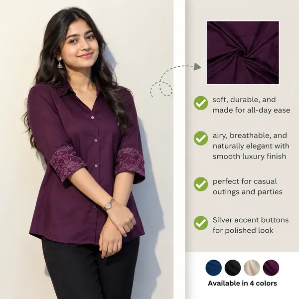ERICA_Wine_Giza_Cotton_Premium_&_Elegant_Shirt_For_Women