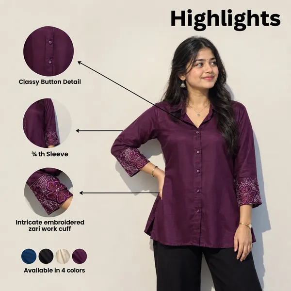 ERICA_Wine_Giza_Cotton_Premium_&_Elegant_Shirt_For_Women