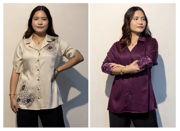 Daphne_BEIGE_&_Erica_WINE_Giza_cotton_shirts_Combo