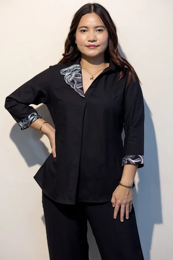 ARIA_Black_Cotton_Premium_&_Elegant_Shirt_For_Women