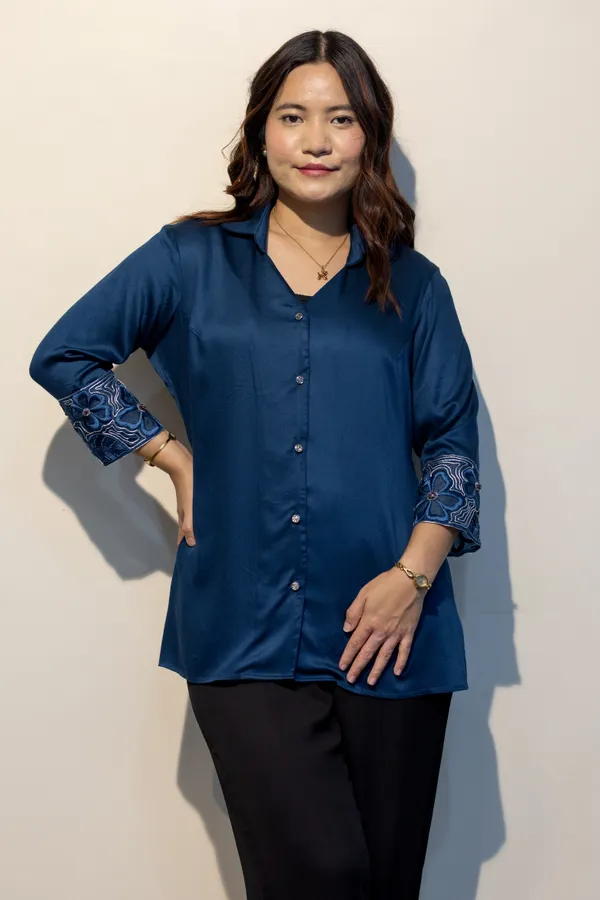 ERICA_Blue_Giza_Cotton_Premium_&_Elegant_Shirt_For_Women