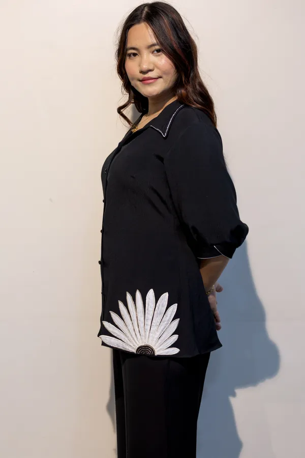 SIENNA_Black_Moss_Crepe_Premium_&_Elegant_Shirt_For_Women