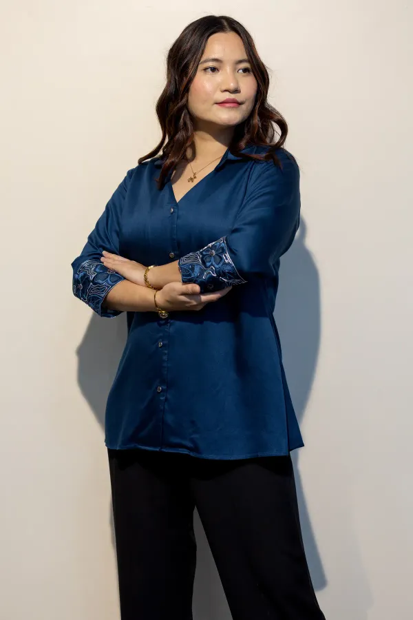 Erica_BLUE_&_Claire_BEIGE_Giza_cotton_shirts_Combo